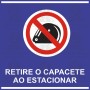   Retire o capacete ao estacionar 